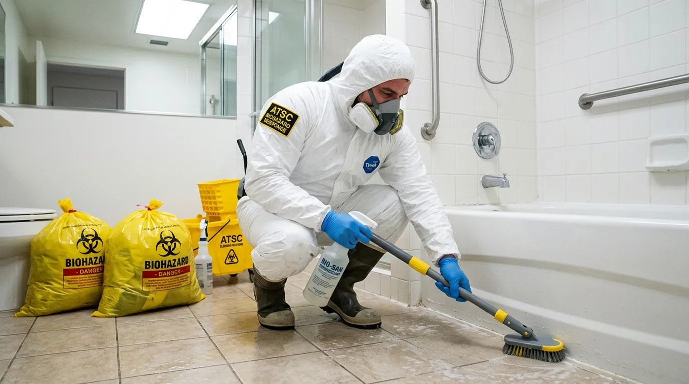 Decontamination equipment deployed for Blood Cleanup in North Patchogue